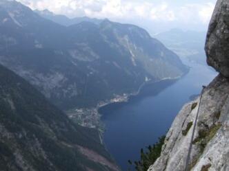 der 100 m Pfeiler (D) nach der Schlüsselstelle (E