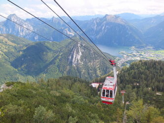Mit der Seilbahn auf den Feuerkogel