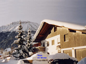 Haus im Winter