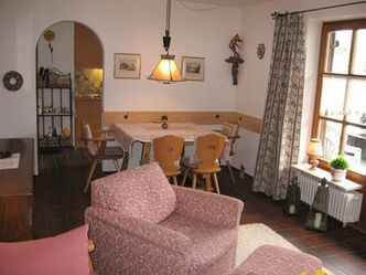 Essbereichansicht Ferienwohnung Racer