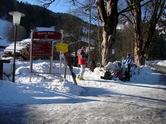 Start in Maria Alm, Unterberg
