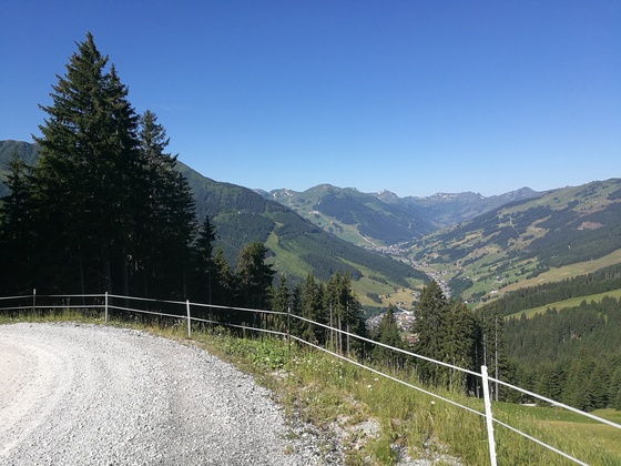 Blick auf das Glemmtal