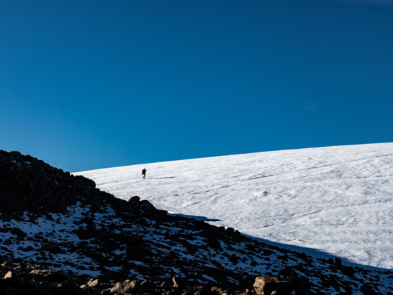 Der Gletscher am Zirmkogel/Stockkogel (Stockferner)