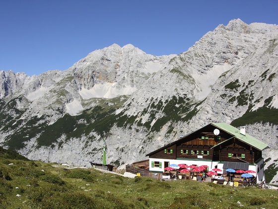 Pfeishütte im Karwendel at 1,922m