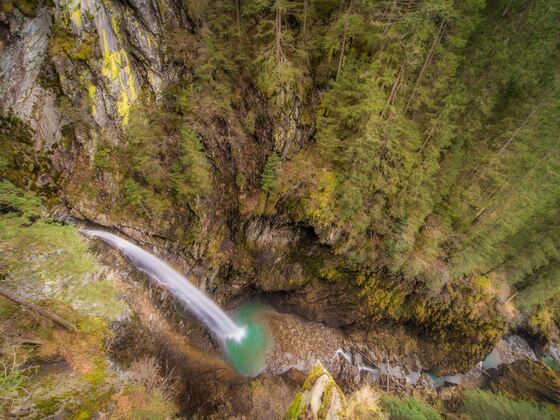 Der Untersulzbach-Wasserfall