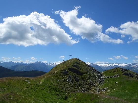 Blick zum Gipfel des Frühmessers