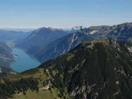 Stanserjoch mit Blick auf den Achensee