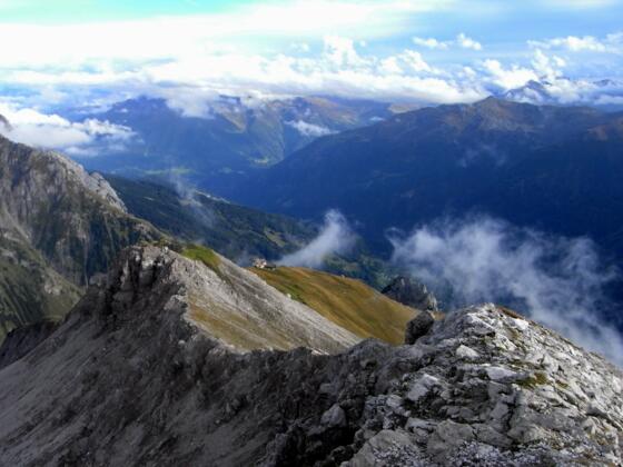 Zwischen Ansbacher Hütte und Kaiserjochhaus (17. Sep. 2010)