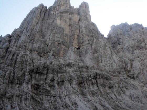 Predigtstuhl-Westseite aus der Steinernen Rinne