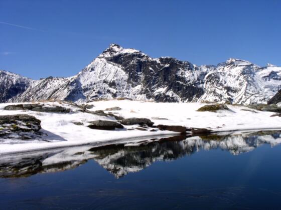 2405m, Spiegelung der Hohen Geisel