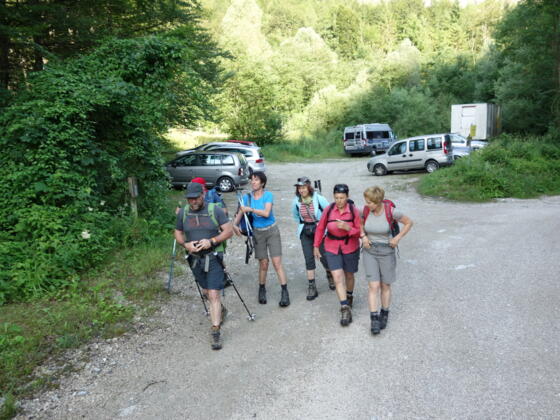Parkplatz beim Schießplatz Ramsau/Molln