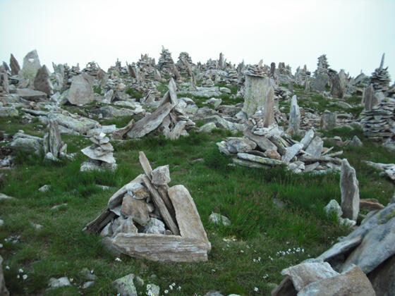 Steinmännle am Petersköpfle.