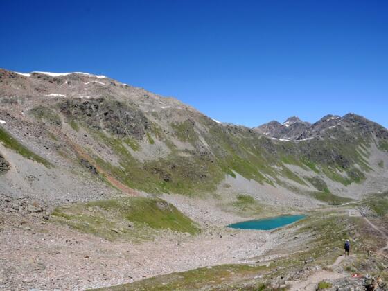 Abstieg vom Hexensattel zum Hexensee