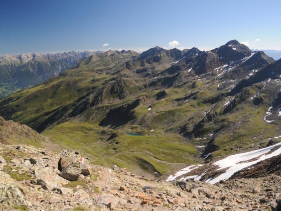 Berglialpe mit Furgler und Rotpleiskopf