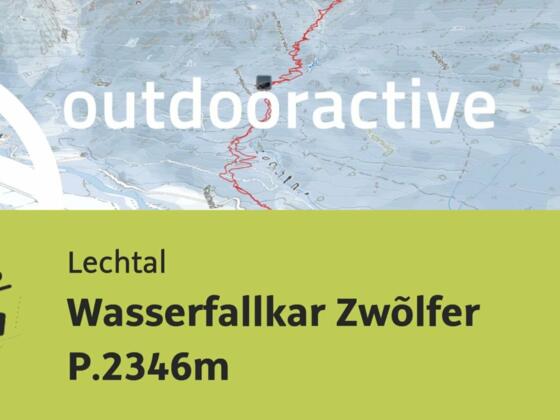 Skitour im Lechtal: Wasserfallkar Zwõlfer P.2346m