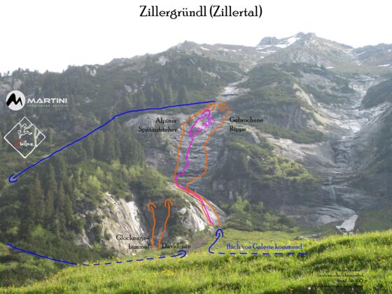 Topo Pink 2015, Alpiner Spätaufsteher, Gebrochene Rippe - Zillertal