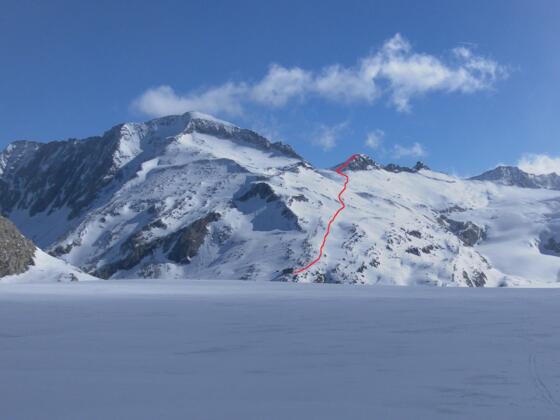 Anstieg Kürsingerhütte - Bachmayrspitze