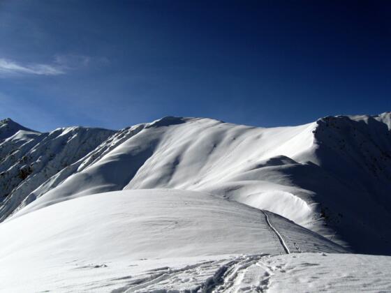 Am Gipfel - Blick zum Brechten