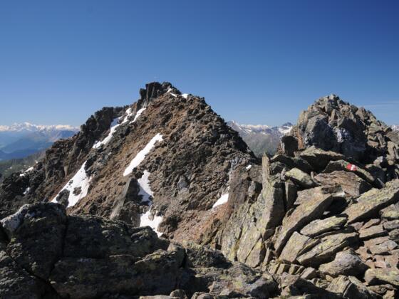 Gipfel des Hexenkopfs vom Ostgrat