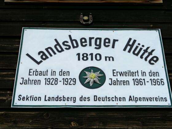 Landsberger Hütte.