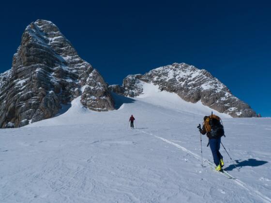 Vor dem Schulteranstieg (Klettersteig), Alternative zum Rankluft-Klettersteig im Sommer