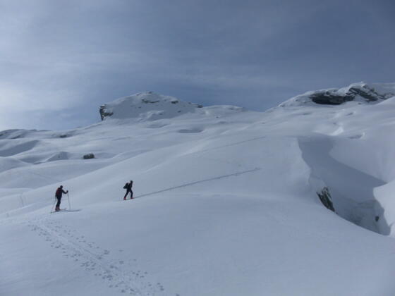 Hochzint links und Melkerloch rechts
