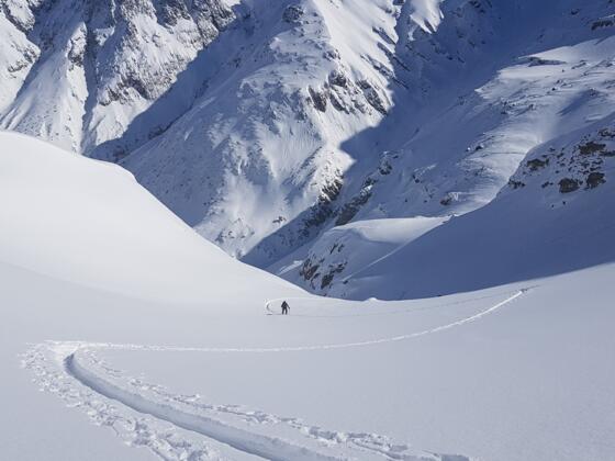 Wunderschöne Hänge vpom Fundeistal zum Galtseitejoch
