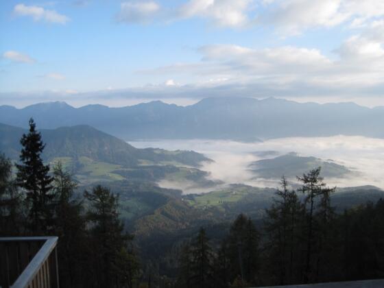 Blick von der Zellerhütte Richtung Vorderstoder (05.10.2014)