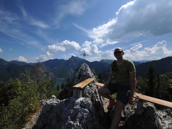 Auf dem Gipfel der Geißwand