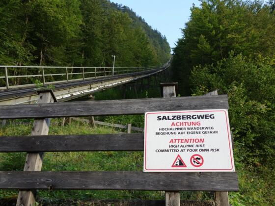 Ausgangspunkt der Tour ist bei der Standseilbahn auf den Salzberg