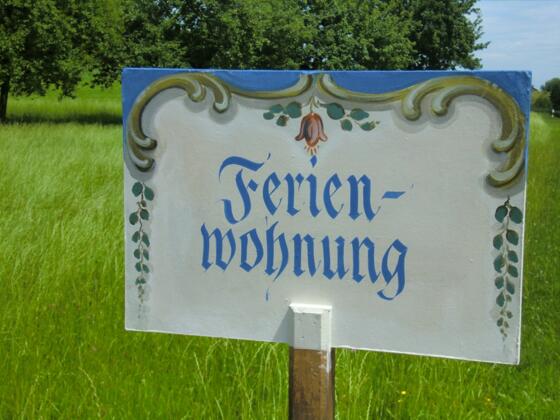 Unser Straßenschild