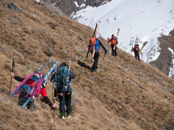 Sommerweg vom Hintereisferner zum Hochjochhospiz