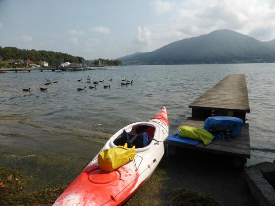 Einstieg in Altmünster am Traunsee
