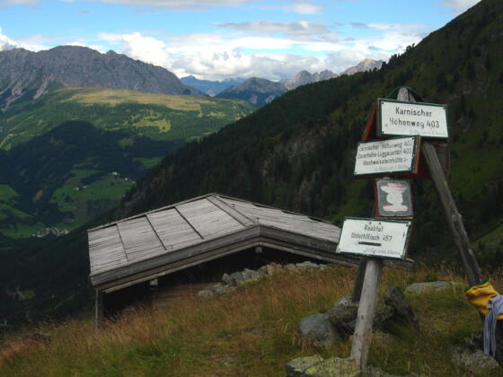 Talblick vom Biwak