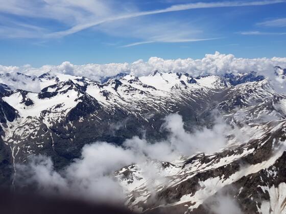 Blick von Gipfel Richtung Süden