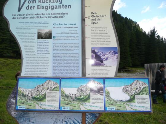 Die Infotafeln im Lüsenstal