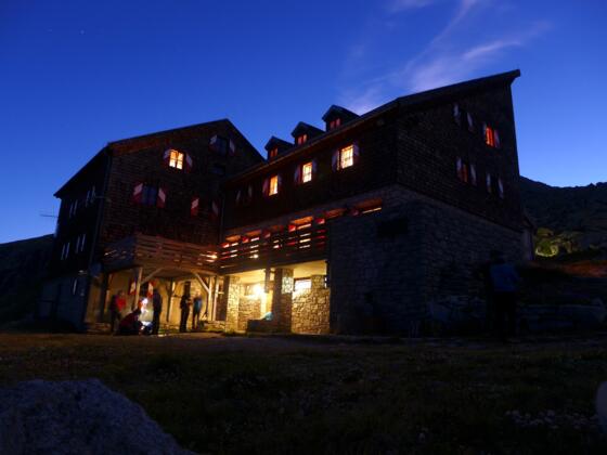 Kürsingerhütte 5h in der früh