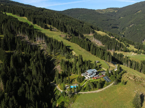 Luftaufnahme Hecherhütte