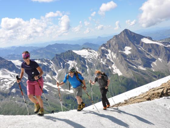 Auf den Spuren des Kaindlgrates - bei dem Traumwetter hier ein Spaziergang