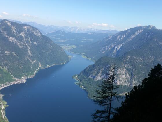 Ausblick aus dem Klettersteig