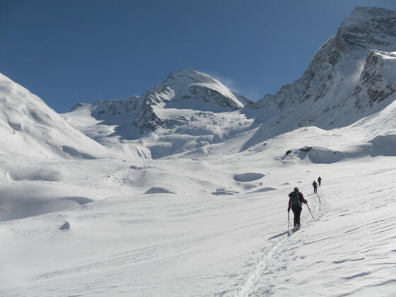 Rötspitze, links am Kamm die Rötschulter