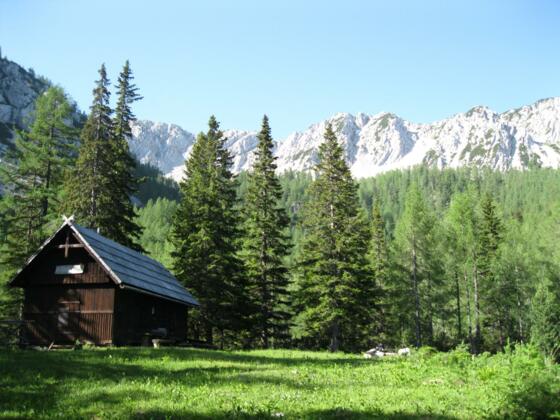 Krischahütte auf der oberen Krischa