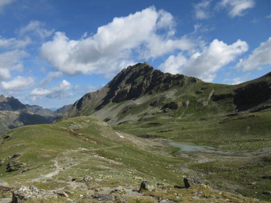 Hohes Rad und Radsattel mit Aufstiegsweg