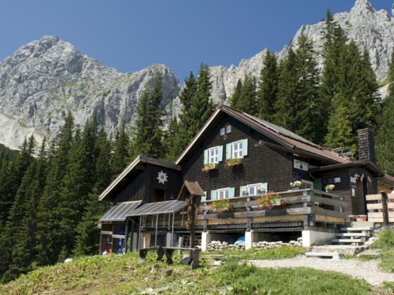 Die Tannheimer Hütte