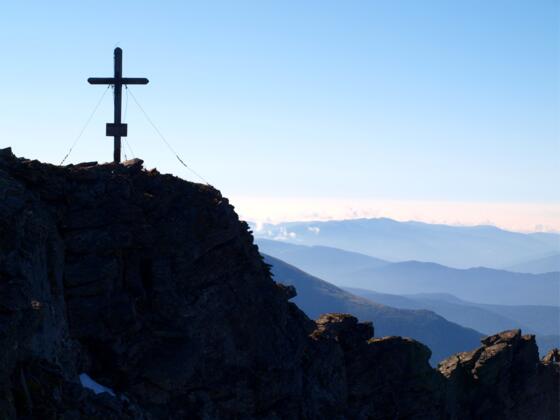 Gipfelkreuz Hochgolling 2862 m