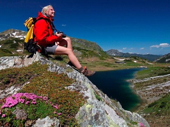 Rast beim Oberhüttensee