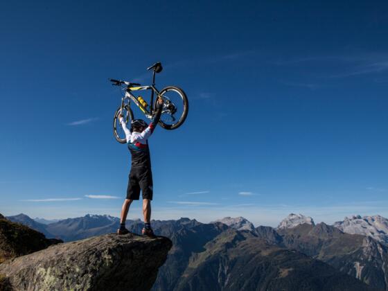 Mountainbiken in der Silvretta