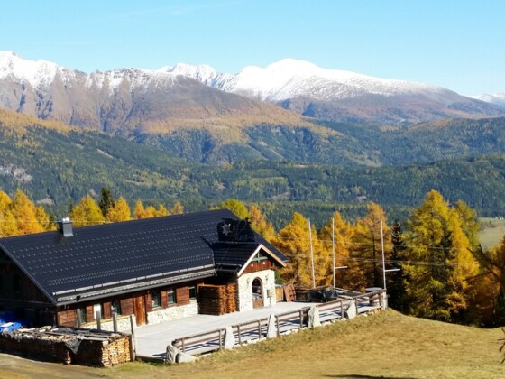 Ausblick auf Unterlungau und dem Preber