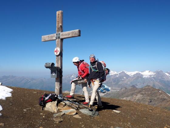 Hocharn 3.254m mit Glocknergruppe
