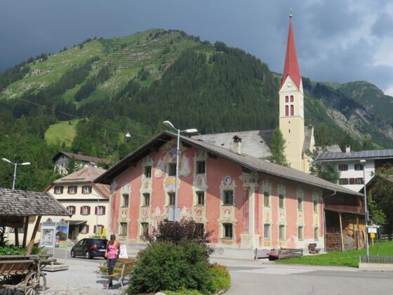 Lüftelmalerei in Holzgau